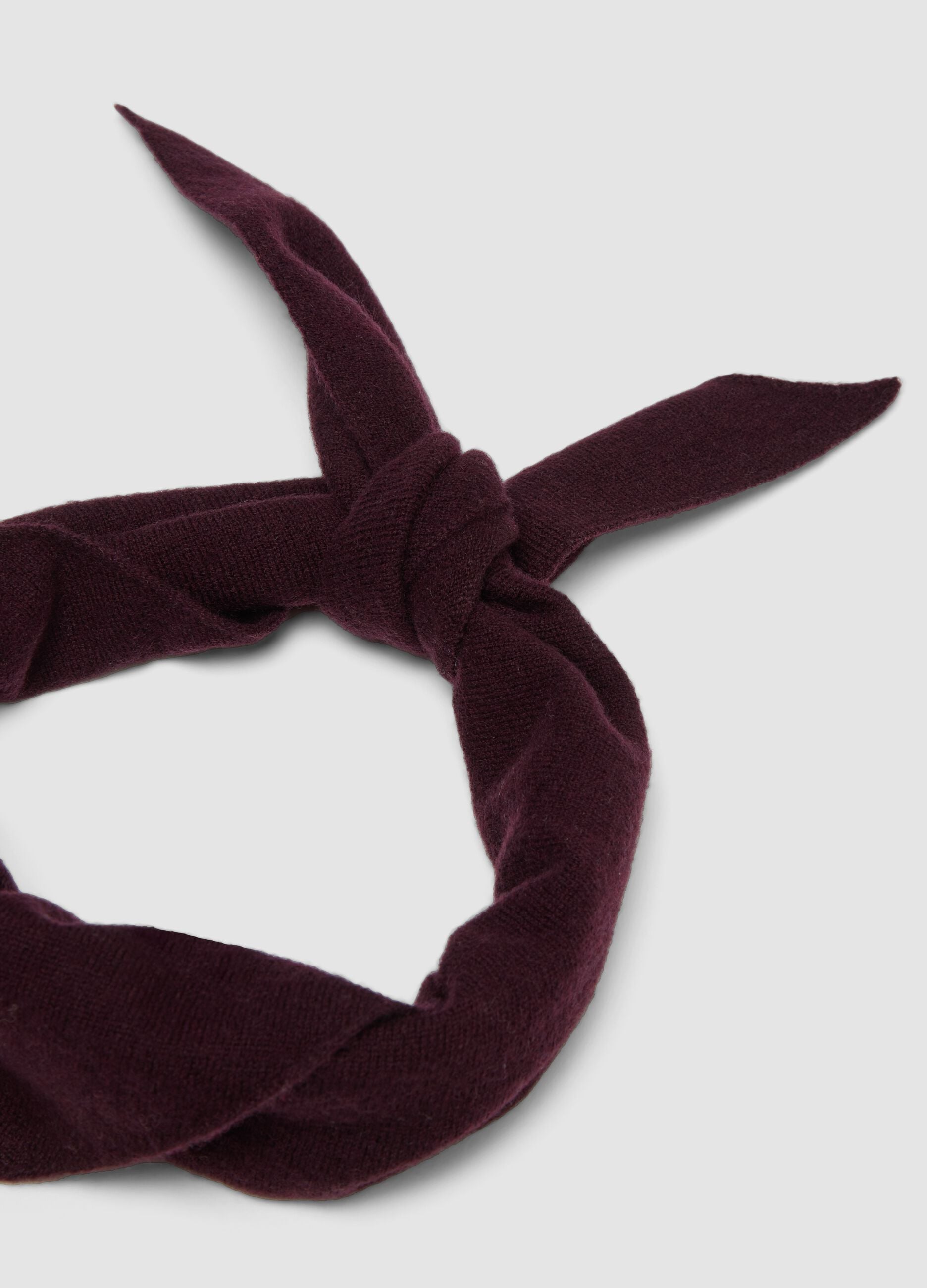 Purple Pure Wool Scarf