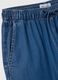 Blue relaxed-fit fluid trousers with denim effect_5