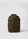 Brown trolley bag with shoulder straps and telescopic handle_0