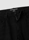 Black slim-fit jeans in cotton and viscose blend_6
