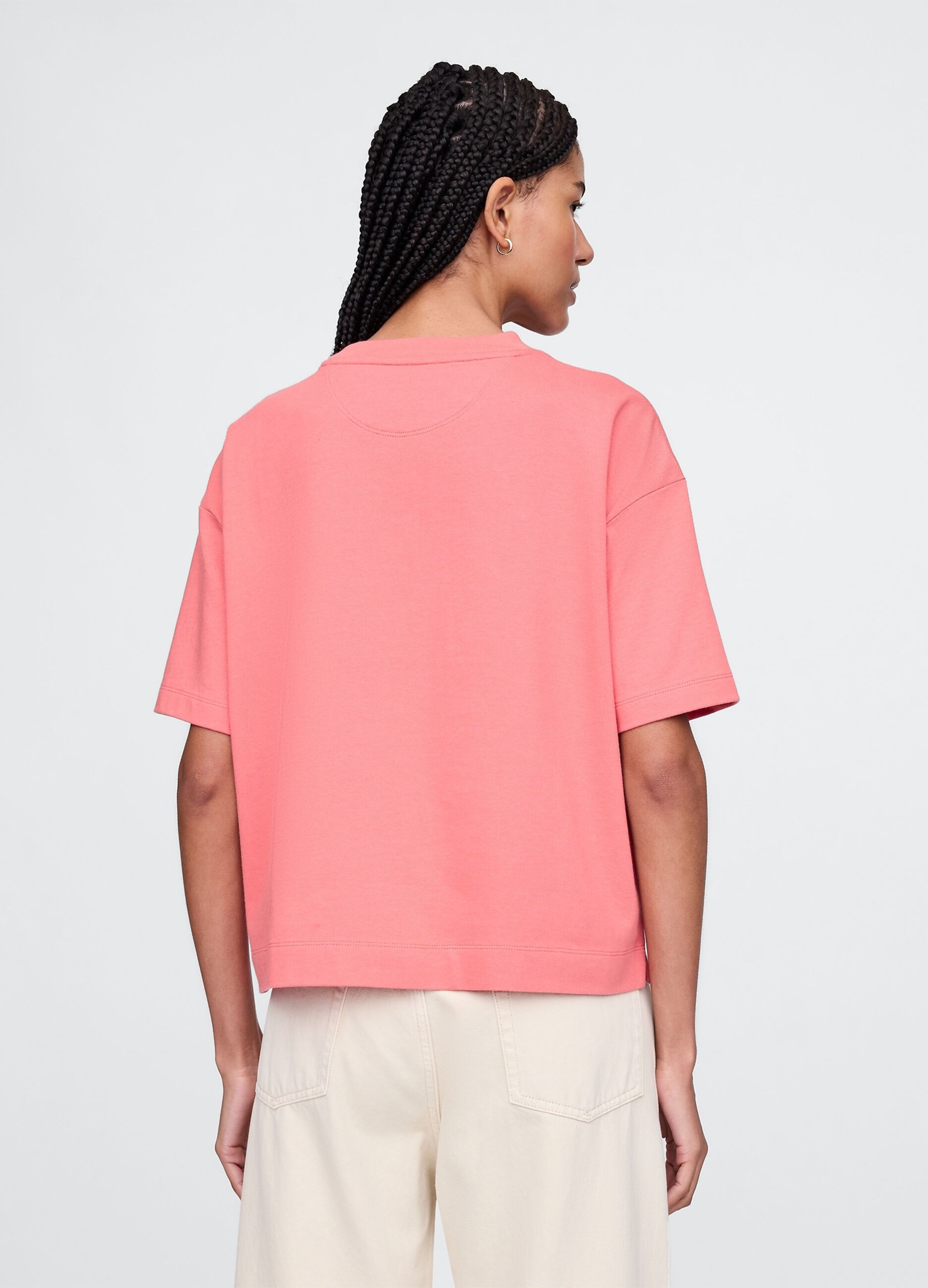 Gap Pink Short Sleeve Cotton T-shirt