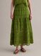 Green maxi skirt with elasticated waist_1