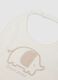 Twin pack of multicolour pure cotton bibs for newborns with embroidery_1