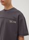 Grey pure cotton short-sleeve oversized T-shirt for boys_2