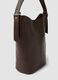 Brown hammered-effect shoulder bag_1