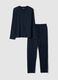 Blue pure cotton pyjamas regular fit_4