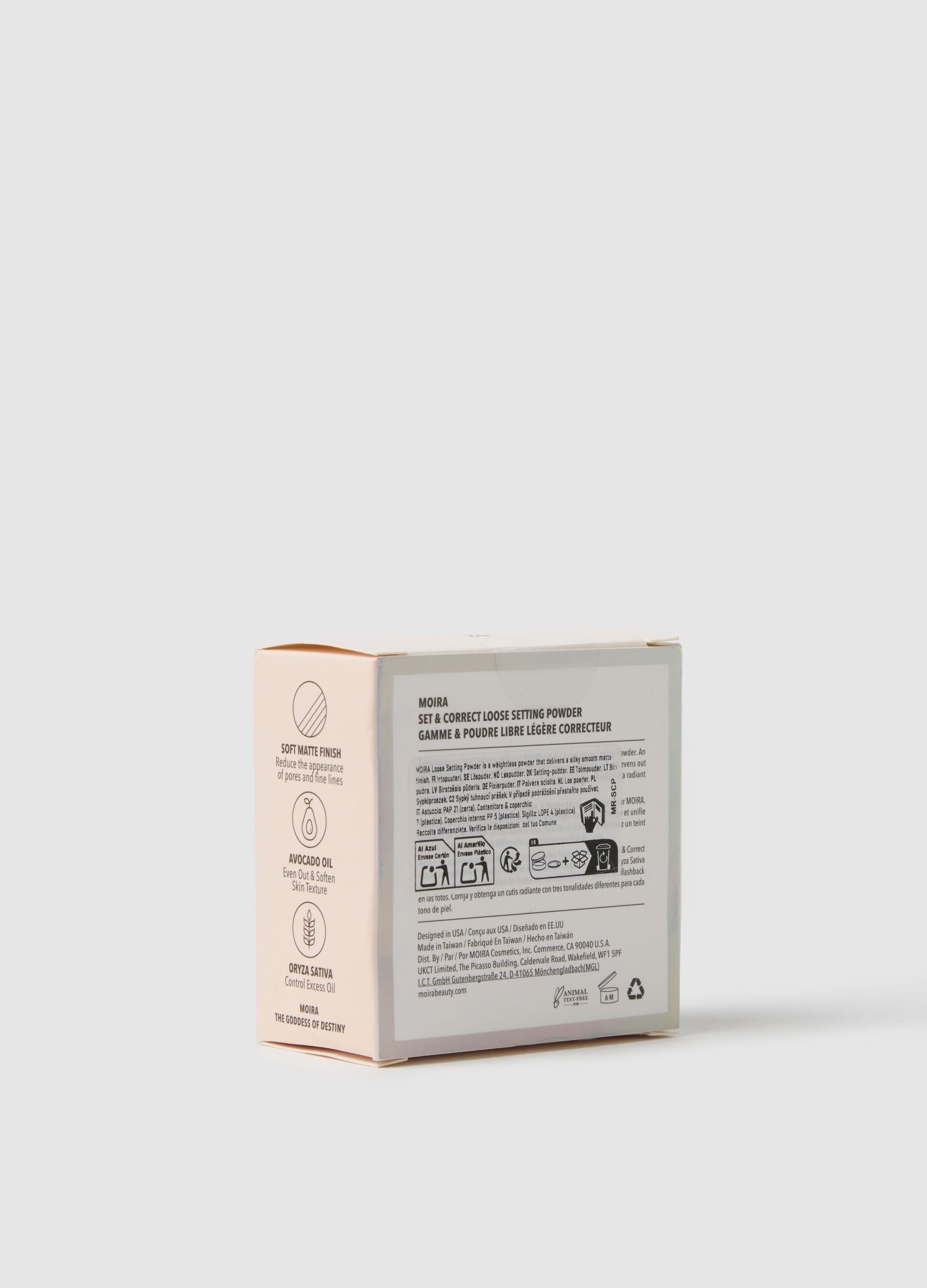 MOIRA SET & CORRECT LOOSE SETTING POWDER 002 TRANSLUCENT - Korean makeup