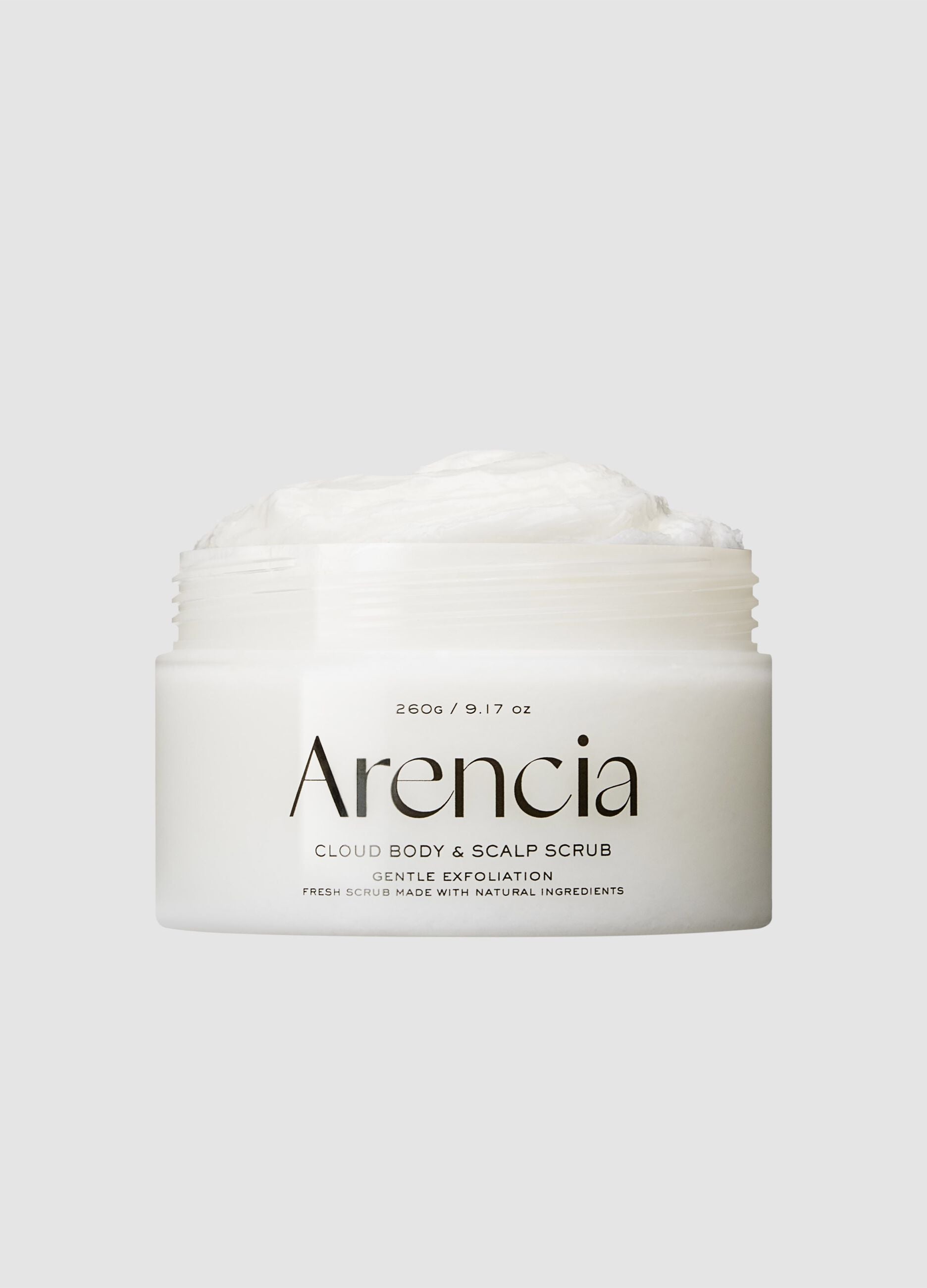 Refined white tea and neroli scrub for silky skin