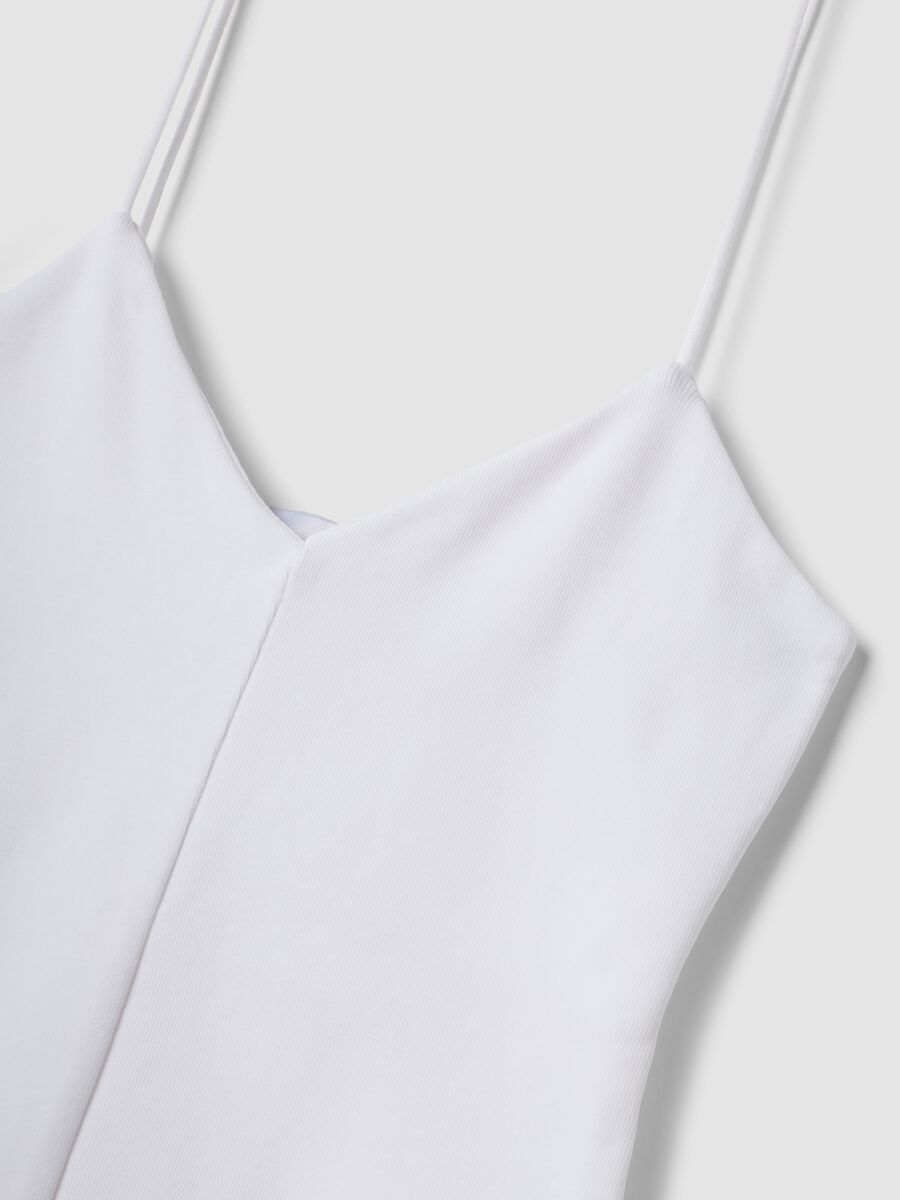 White organic cotton tank top with thin straps_5