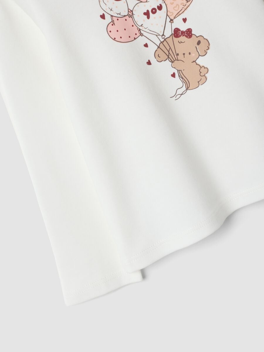 White pure organic cotton crew-neck T-shirt_2