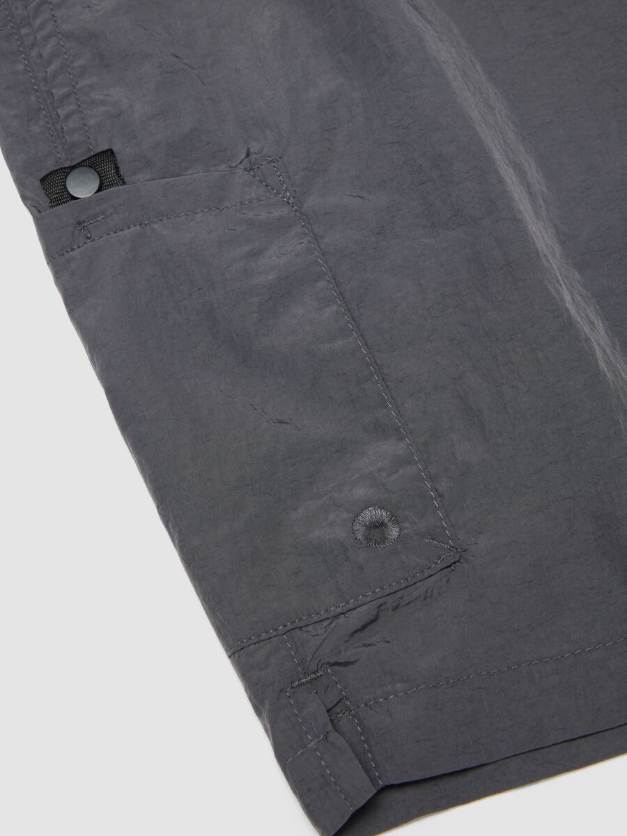 Boxer mare grigio con vita elasticizzata_5