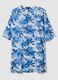 Multicoloured pure cotton kaftan with floral print_4