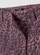 Pink animal-print slim-fit pure cotton shorts for girls_2