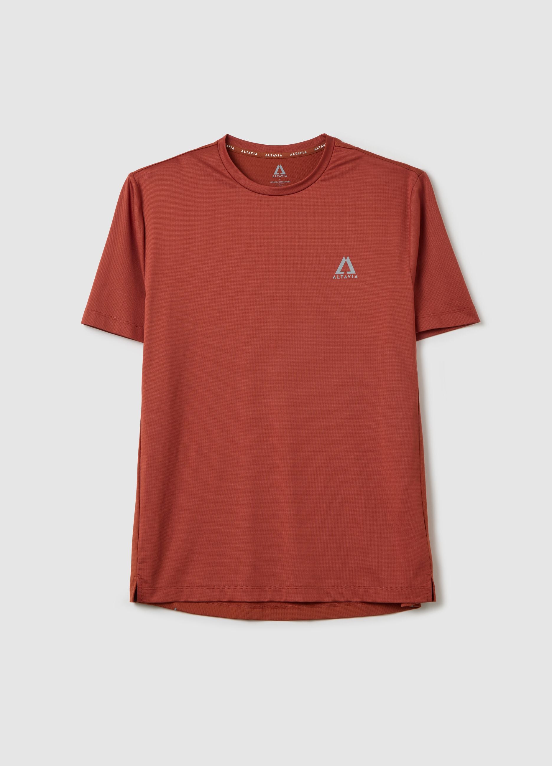 ALTAVIA WITH DEBORAH COMPAGNONI T-shirt in technical fabric