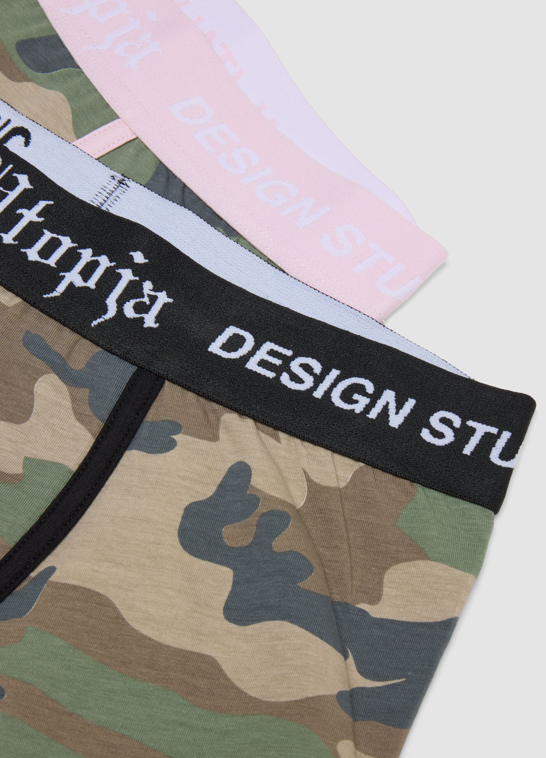 2-Pack Midi Camo Boxer Shorts