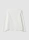 White stretch cotton crew-neck T-shirt_1