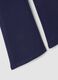 Blue organic cotton flare trousers_3