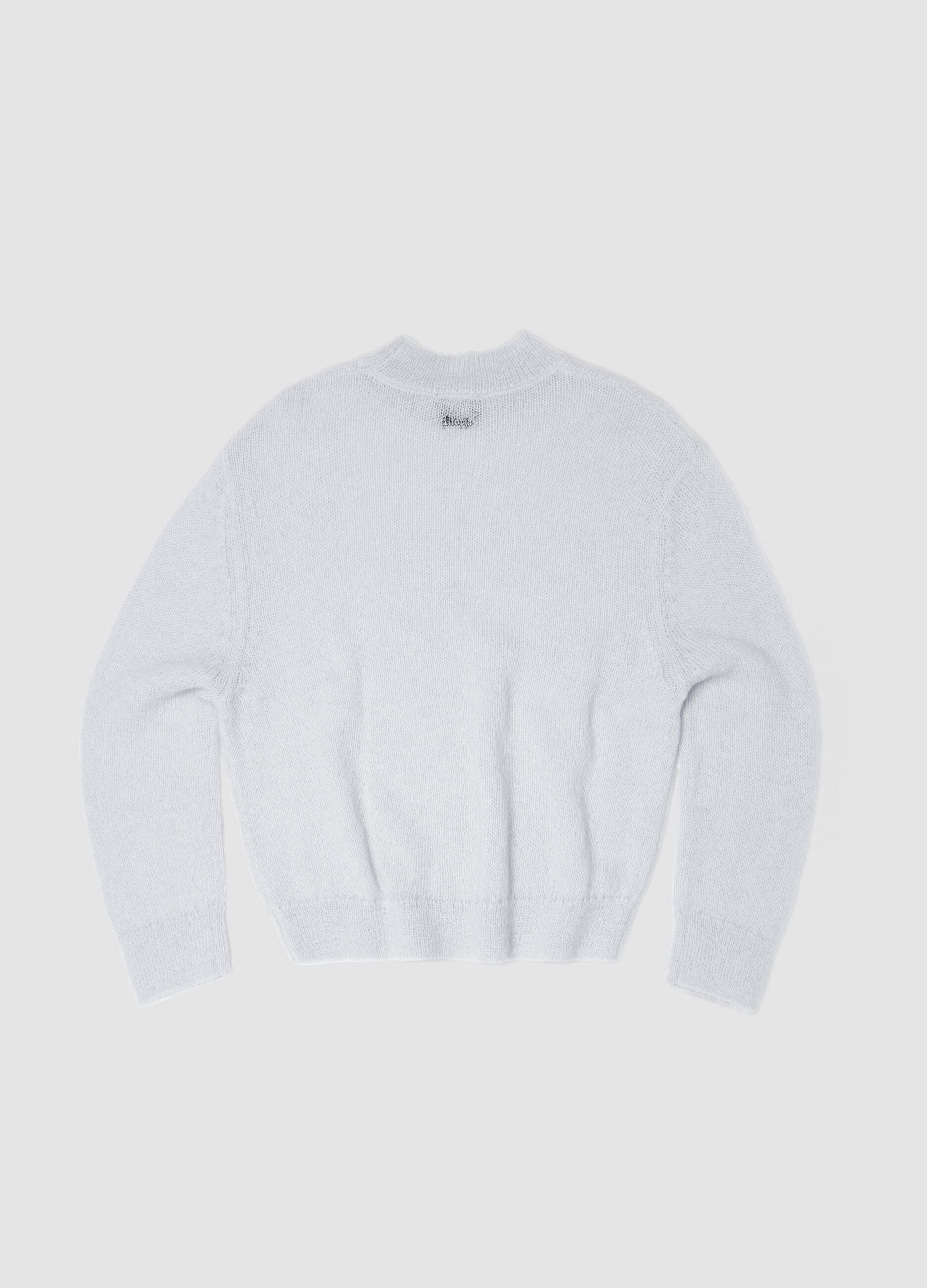 Mohair Crew Neck in Light Beige