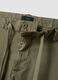 Green stretch cotton cargo Bermuda shorts_5