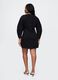 Black Denim Dress with Buttons Gap_5