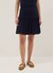 Blue maternity skirt in stretch viscose_3