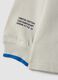 Boys' long-sleeved pure cotton printed T-shirt in white, oversized fit_2