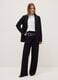 Regular Fit Black Single-Breasted Blazer_1