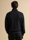 Black full-zip jacket with stretch Easy Dry collar, regular fit_3