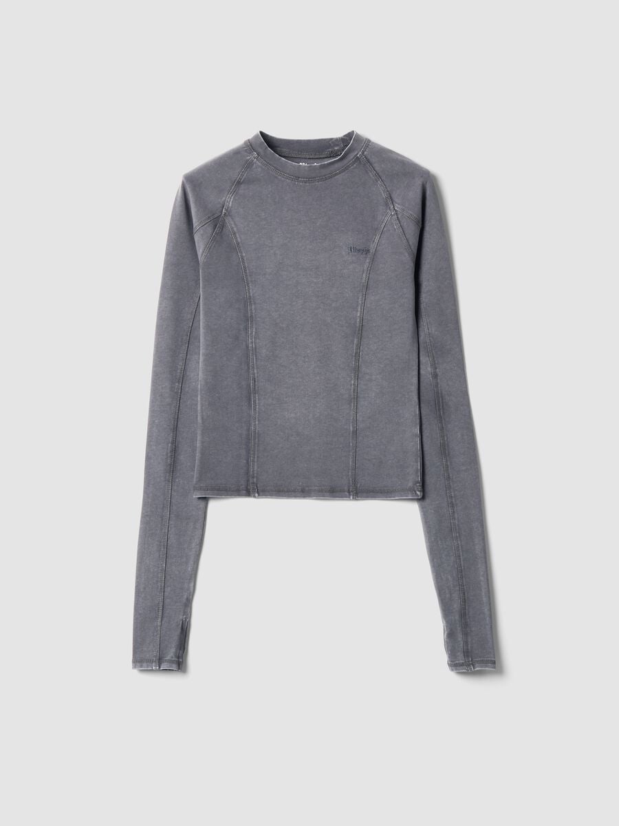 Seamed Long Sleeve Washed Grey_1