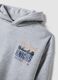 Grey cotton-blend hoodie with Knicks print_5