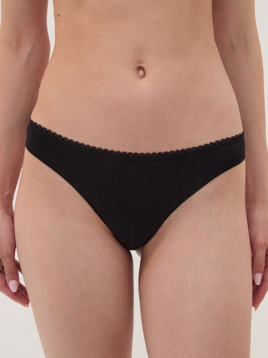 3-pack of black Brazilian briefs in stretch organic cotton_1