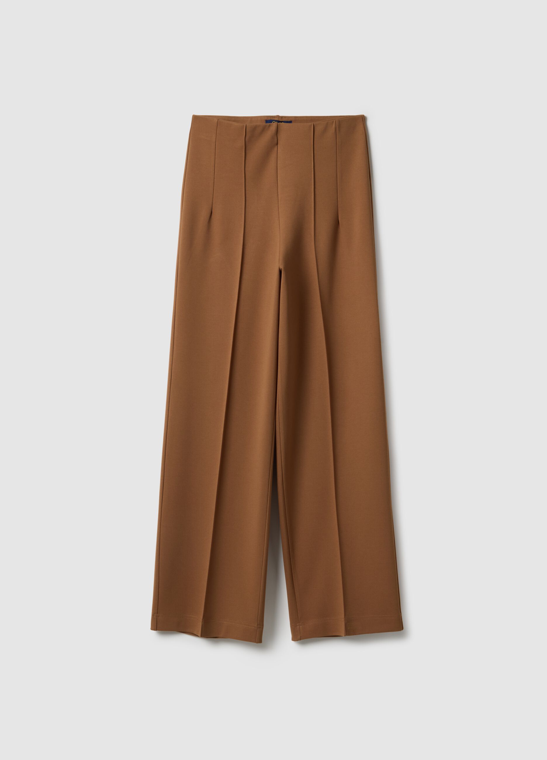 Brown Flare Fit Leggings