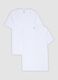 2-pack of white pure extra-fine cotton T-shirts with deep V-neck_4