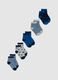 Child's Multicolour Cotton Blend Short Socks Multipack_0