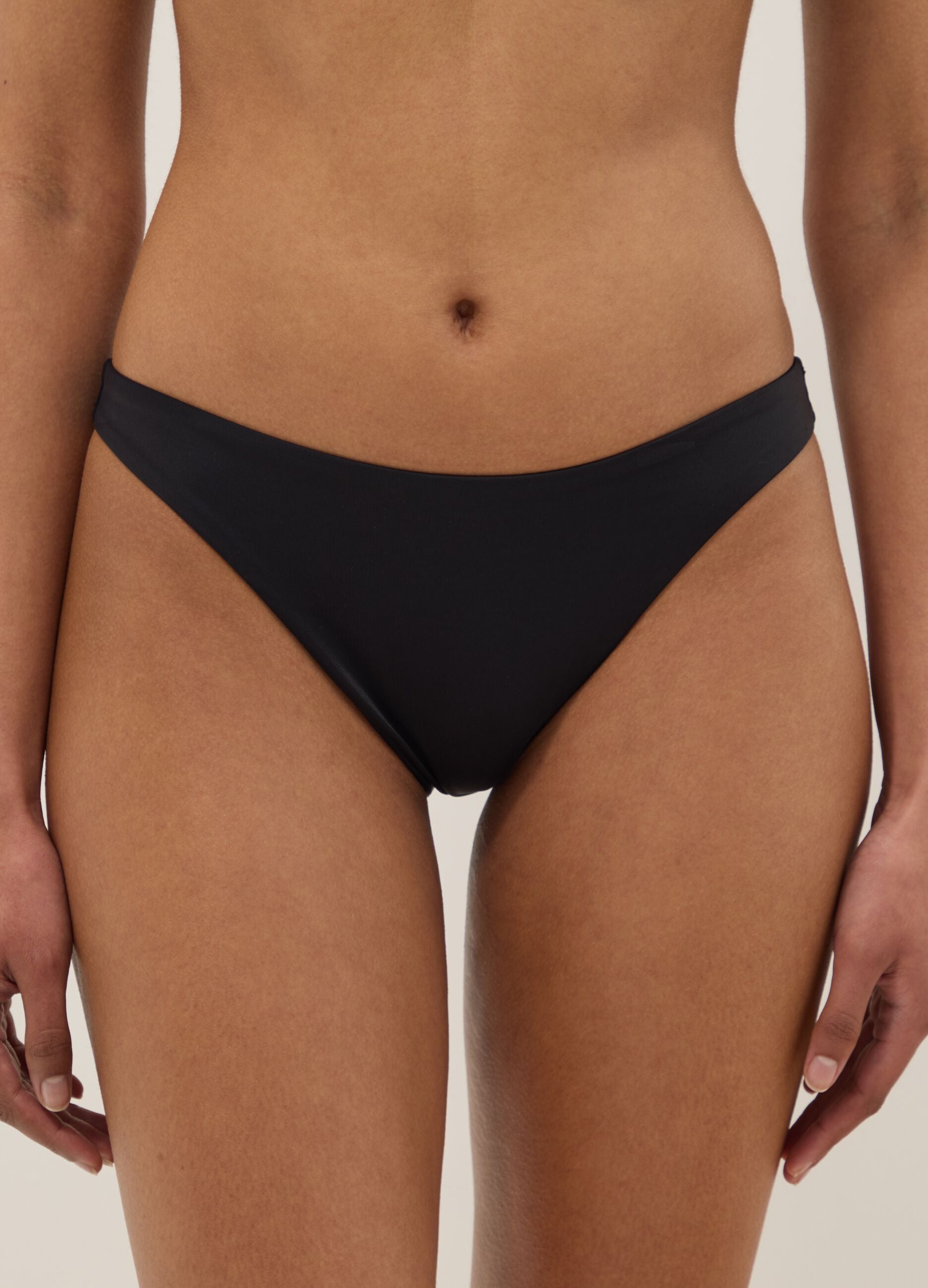 Black stretchy bikini bottoms