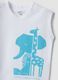 White organic cotton printed tank top_2