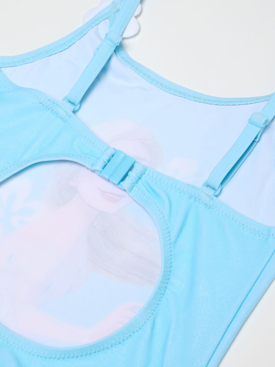 Blue one-piece swimsuit in stretch fabric_3
