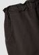Brown stretch cotton regular fit trousers_5