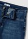 Wide-leg trousers in blue stretch cotton denim blend_5