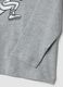 Grey organic cotton T-shirt with college print_3