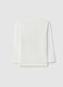 Children's regular fit white pure cotton T-shirt with print_1