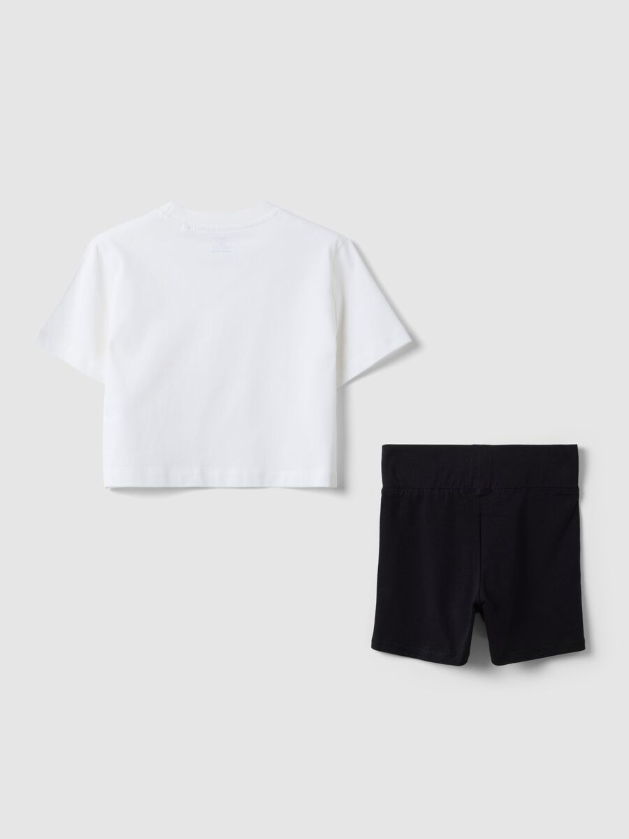 Multicolour pure cotton regular fit set for girls_4