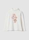 White pure organic cotton crew-neck T-shirt_0