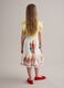 White pure cotton skirt with floral print_1