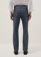 Slim fit blue stretch cotton blend chino trousers_2