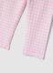 Girls' Multicoloured Check Skinny Cotton Leggings_3
