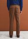 Brown stretch cotton straight-fit chino trousers_3