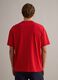 Red pure cotton relaxed-fit T-shirt with embroidery_3
