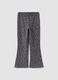 Girls&rsquo; grey skinny organic cotton leggings with heart print_0