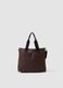 Brown Handbag with Removable Shoulder Strap_0